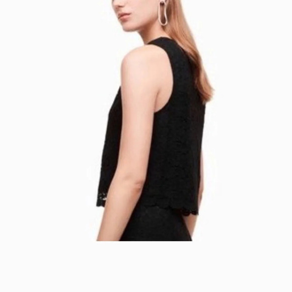 ARITZIA Babaton Koen lace overlay top SZ 0 - Picture 8 of 8